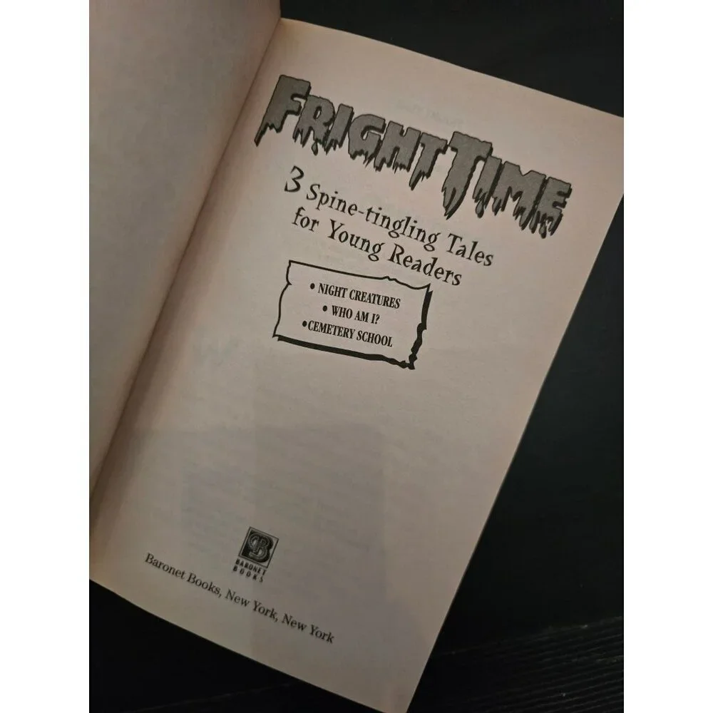 Fright Time 3 Spine Tingling Tales Night Creatures Who Am I